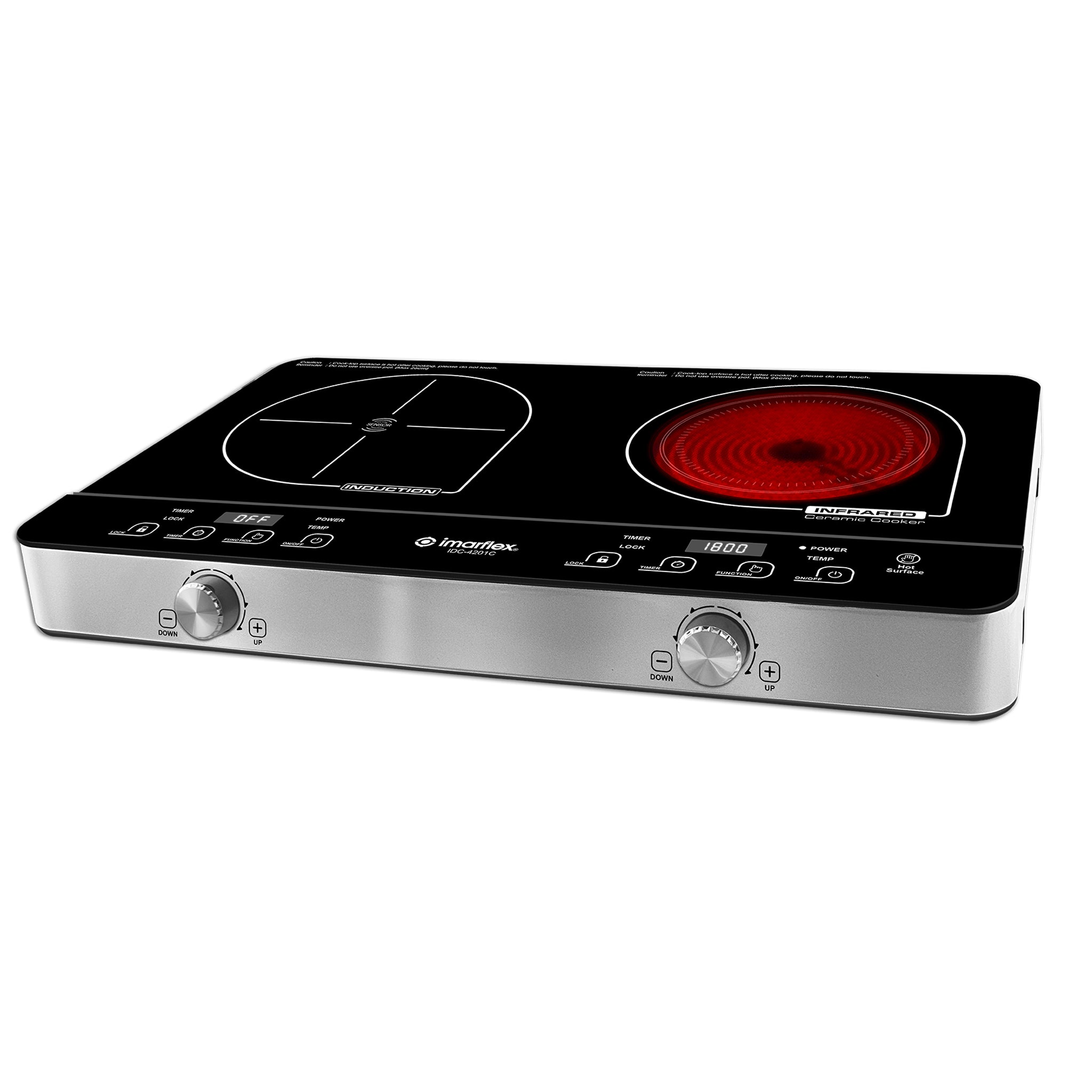 IDC-4201C IMARFLEX 2IN1 INDUCTION INFRARED CERAM