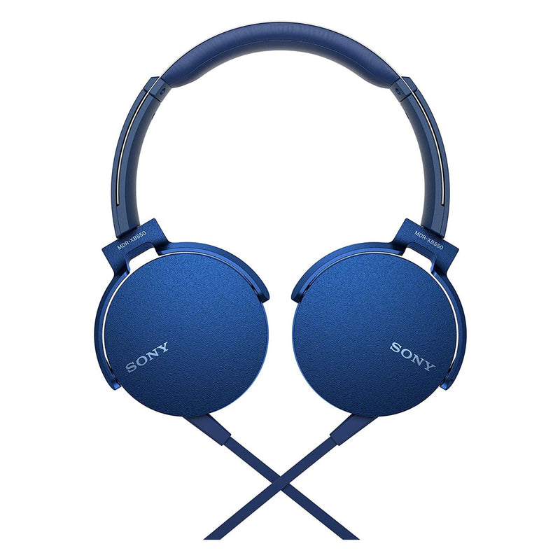 MDR-XB550APLCE SONY BLUE OVER-EAR SUPER BASS HPHON