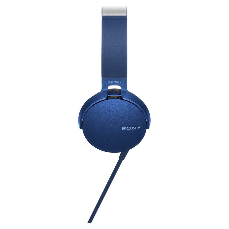 MDR-XB550APLCE SONY BLUE OVER-EAR SUPER BASS HPHON
