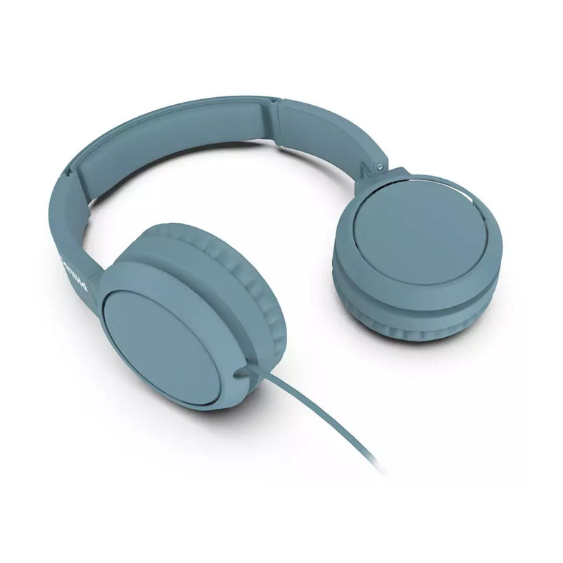 TAH4105BL PHILIPS BLUE ON EAR HEADPHONES WITH MIC