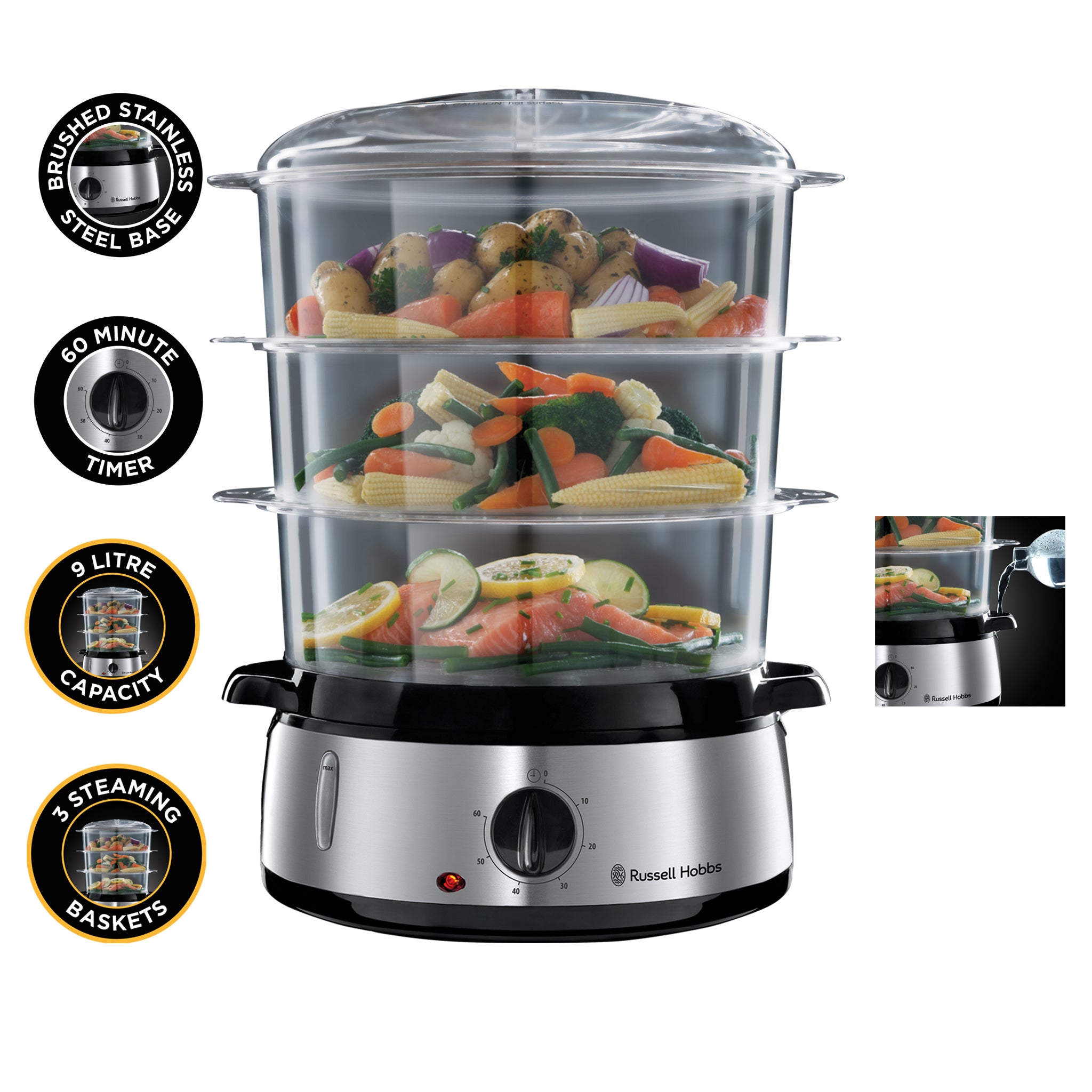 19270PH RUSSELL HOBBS FOOD STEAMER