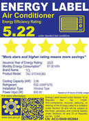 TAC-07CWI/UB2 TCL 0.8HP AI WNDW INV AC FULL DC