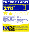 RDNT202I20VS 6.6CUFT BEKO TOP MOUNT INVERTER REF