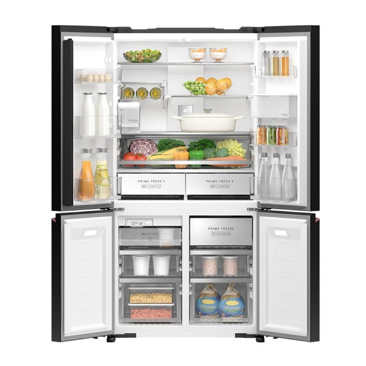 NR-XY680YMMP 24.3CUFT PANASONIC MULTI DOOR INV REF