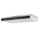 ABH 602 BGX ELBA 60CM SS W/ BLK SLIM TYPE HOOD