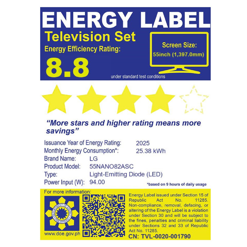 55NANO82ASC LG 55`` 4K NANOCELL THINQ AI TV