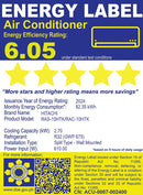 RAS/C-10HTK HITACHI 1.0HP SPLIT TYPE INVERTER AC