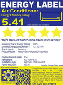 AR60H10D1FWN/XTC SAMSUNG 1HP INV SPLIT AC