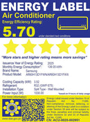 AR60H13D1FWN/XTC SAMSUNG 1.5HP INV SPLIT AC
