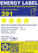 CMD183iB 16.7CUFT CONDURA MD INV REF-BLACK GLASS