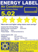 FT/RKF50FVA/F DAIKIN 2HP INV PRINCE SPLIT AC