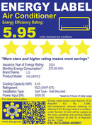 HSN/U24IPX3 LG 2.5HP SPLIT INV AC