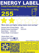 RT25FARBDUT/TC SAMSUNG 9.0CUFT INVERTER NOFROST REF