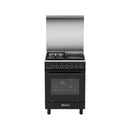 TFG6031FRMBC TECNOGAS 60CM 3G+1E BLK RANGE