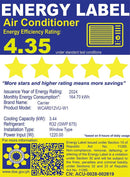 WCAR012VU-W1 CARRIER 1.5HP AURA INV WDW AC