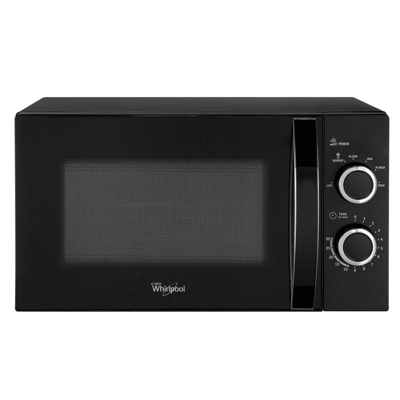 MWX-201XEB 20L WHIRLPOOL BLK ROTARY MICROWAVE