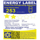 GR-B202SQBB 7.2CUFT DARK GRAPHITE LG REF