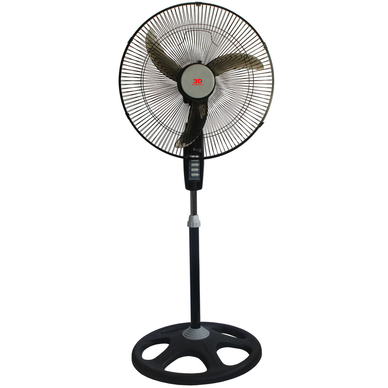 SF45JS- JET STREAM BLACK/GRAY 3D STAND FAN 18"