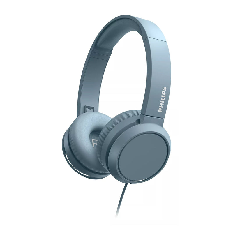 TAH4105BL PHILIPS BLUE ON EAR HEADPHONES WITH MIC