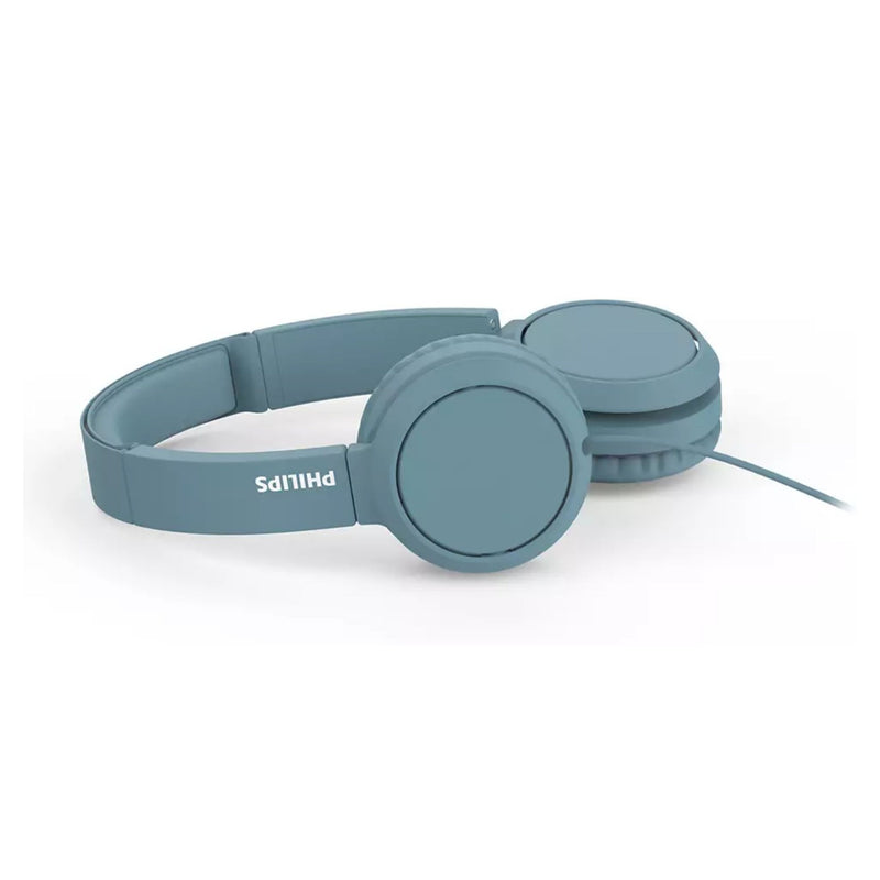 TAH4105BL PHILIPS BLUE ON EAR HEADPHONES WITH MIC