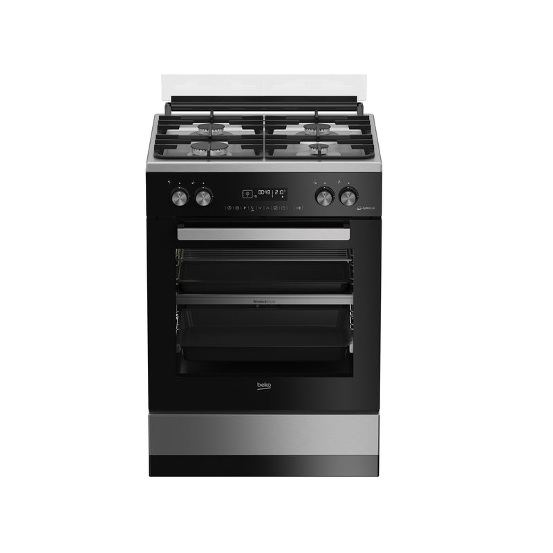 FVR62630DXDTL BEKO 60CM SS GAS RANGE 4 GAS BURNERS