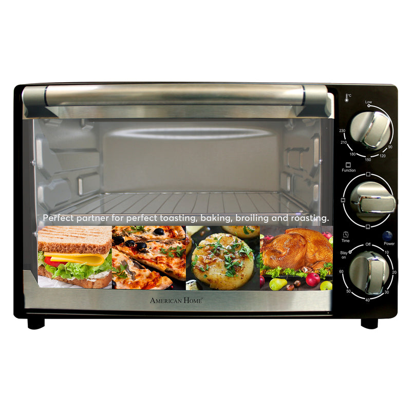 AEO-G1930BL AME HOME 30L BLACK ELECTRIC OVEN