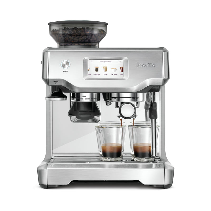 BES880 BREVILLE BARISTA TOUCH COFFEE MACHINE + PR-BREVILLE BARISTA KIT