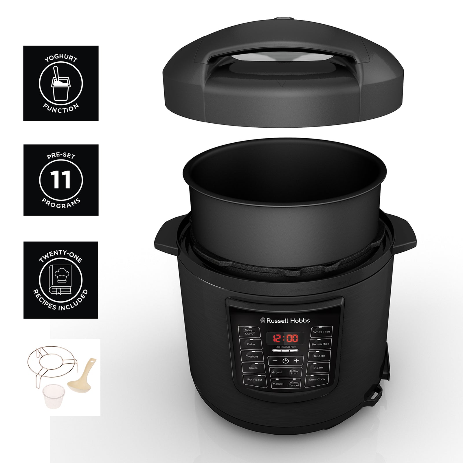 RHPC3000PH 11N1 RUSSELL HOBBS DIGITAL RICE COOKER