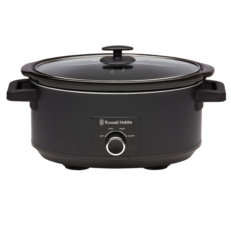 RHSC7-PH 7L RUSSELL HOBBS MATTE BLACK SLOW COOKER