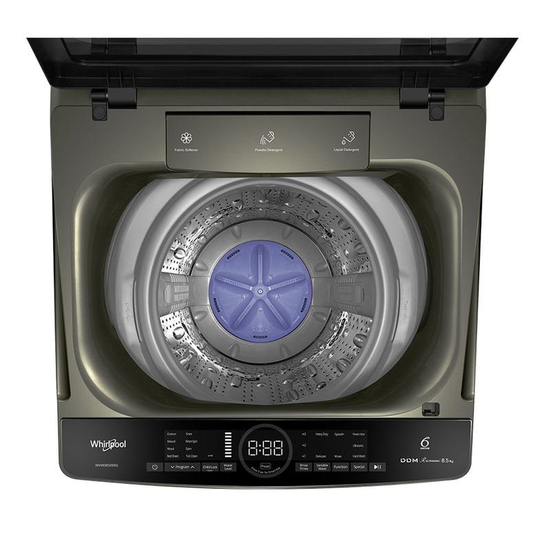 WVWD1050BKG 10.5KG WHIRLPOOL INV TOPLOAD WASHER