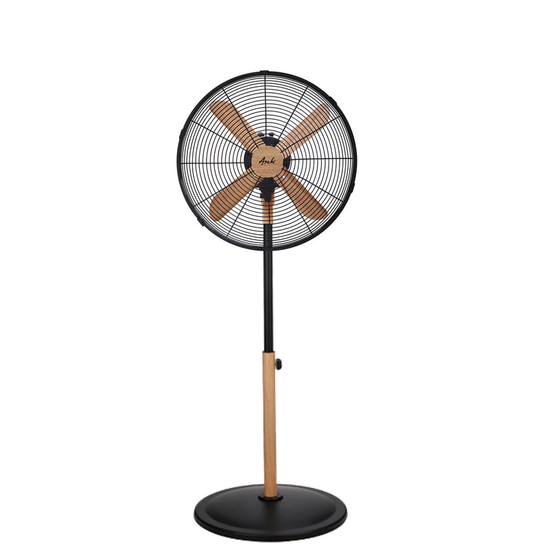 XF-6077 ASAHI STAND FAN  16"BLK/WOOD